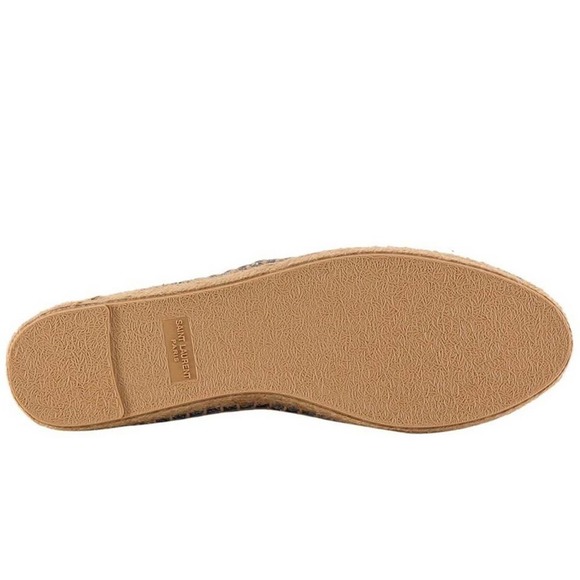 YSL monogram logo embroidered denim espadrilles - Picture 4 of 4